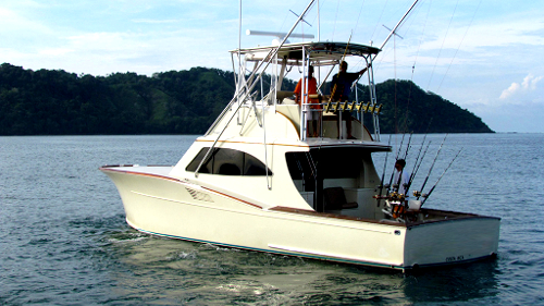 fishing charter boat in Los Suenos costa rica