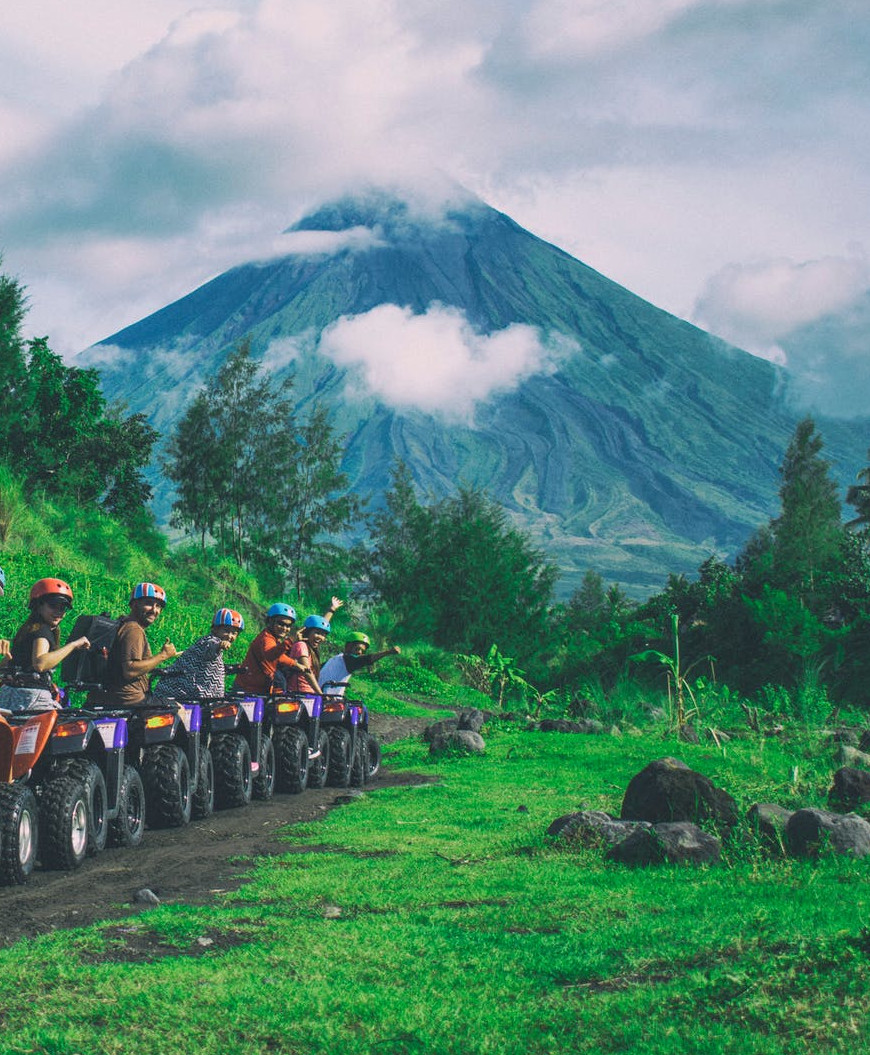 ATV Tours with a view of the Volcano