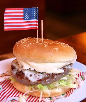 Patriotic Hamburger